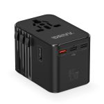 Drivv. Universele Wereldstekker USB C 45W Zwart