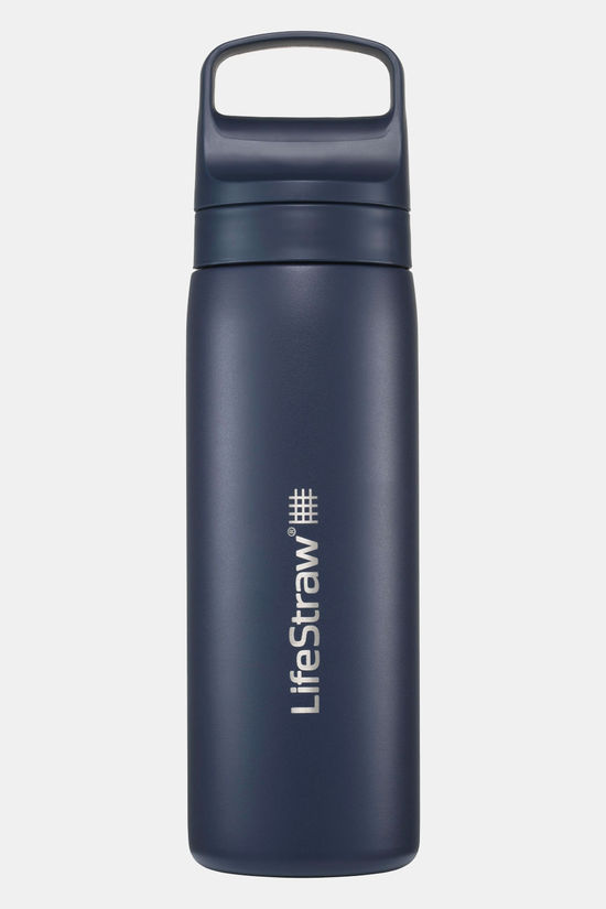 Lifestraw Go Stainless Steel 530Ml Filter Bottle Waterfilter Blauw